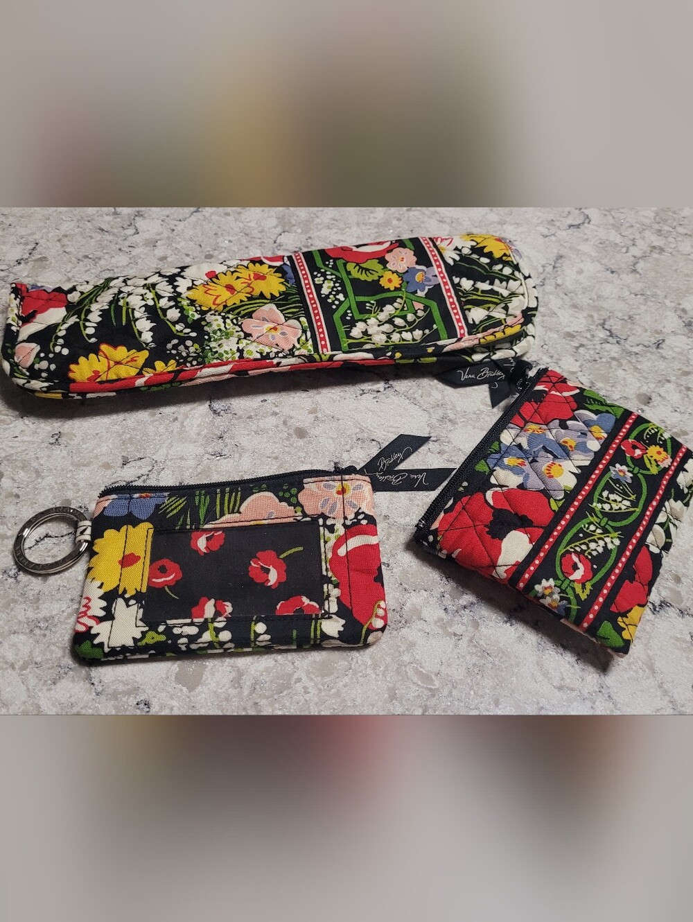 Vera Bradley Poppy Fields. Retired. 5pcs - Picture 2 of 7